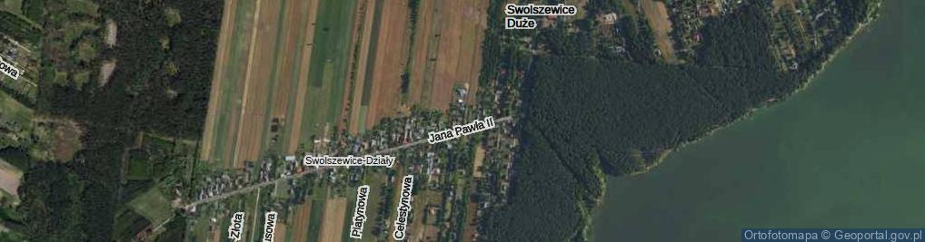 Zdjęcie satelitarne Lazurytowa ul.